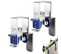 Lot de 2 colliers de serrage pour façade de tiroir en acier inoxydable Installation rapide
