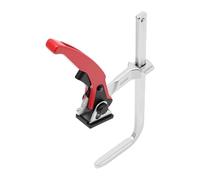 Lot de 2 colliers de serrage rapide 40CR L Rail 160 mm 200 mm Serre-joint | Force de serrage de 200 kg sans glisser. Profil fin pour trous ronds et rainures en T. Poignée ergonomique en ABS. 2 tailles