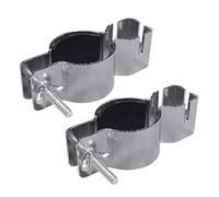 Lot de 2 colliers de serrage réglables pour tuyau et drapé - Pince de réglage flexible résistante à la rouille - Pour décoration d'événements