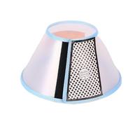 Lot de 2 colliers élisabéthains confortables pour chien - Cônes pour arrêter de lécher - Collier de protection pour chien après une chirurgie - Anti-morsure - Bleu - Taille M