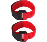 Lot de 2 colliers en nylon réglables pour éviter les excès de cockadoodling, accessoires de volaille de ferme - Rouge