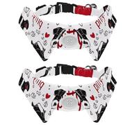 Lot de 2 colliers pour chien avec boucle de sécurité, collier souple réglable avec clochettes pour petits chatons, chiens « so pitty »