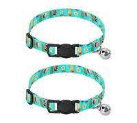 Lot de 2 colliers réglables à boucle pour perroquet tropical
