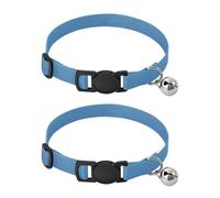 Lot de 2 colliers réglables pour chiots - Bleu ombré - 26 à 43 cm