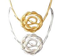 Lot De 2 Colliers Serpent Pliables, Collier Unique Sans Tête, Collier Année Du Serpent Pour Femmes Et Hommes, Bracelet Serpent En Alliage Flexible, Bracelet Ras Du Cou Serpent Tendance Pour La Saint