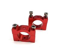 Lot de 2 Colliers Serrage 16mm en Aluminium Renforcé CNC pour Tubes Carbone et Châssis, Idéal pour Intégration Systèmes Industriels Montage Structure(Thick Type (2pcs))