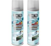Lot de 2 Colmat’Pro Express 300 ml couleur incolore- Stop-Fuite, Etanchéifie, Colmate et Protège votre intérieur et extérieur