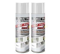 Lot de 2 Colmat’Pro Express 300 ml - Stop-Fuite, Etanchéifie, Colmate et Protège votre intérieur et extérieur - Fabriqué en France (BLANC)