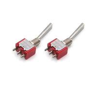 Lot de 2 commutateurs d'émetteur RC 2/3 positions de réinitialisation radio Master OpenTX T16 T18 TX16S TX18S RadioLink Futaba JR ACCS (2 pièces longues 2)