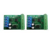 Lot de 2 commutateurs numériques entrée/sortie 8 CH Ttl Lvttl cmos Rs485 Io Control Module Modbus Rtu Board pour relais Plc (avec terminal)