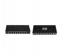 Lot de 2 commutateurs réseau Ethernet de bureau 10/100/1000 Mbps Gigabit Internet
