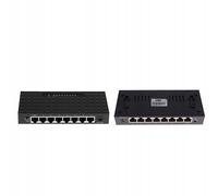 Lot de 2 commutateurs réseau rapides non gérés à 8 ports RJ45, Plug and Play