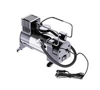 Lot de 2 compresseurs d'air portables 12 V avec manomètre de voiture - Système d'alimentation - Mini pompe à air électrique gonflable
