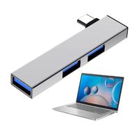 Lot de 2 concentrateurs USB 3.0 - Extension de port USB 3.0 - Dissipation rapide de la chaleur - 5 Gbit/s - Haute vitesse - Pour l'école, les voyages, le travail, la famille