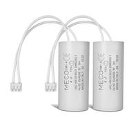 Lot de 2 Condensateurs 4 uF Moteur Volet Roulant BUBENDORFF - Condensateur avec Connecteur JST pour Réparation Pro de Volet Roulant - Haute Qualité & Longue Durée de Vie - Fond Plat 450V - MECO