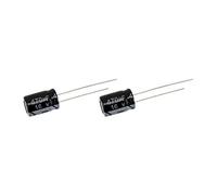 Lot de 2 condensateurs électrolytiques 470uF 16 V VOLTURY VR -40 °C +105 °C Long-Life Basse ESR Bornes THT Passants radiaux Condensateurs électroliques