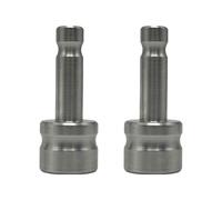 Lot de 2 Connecteurs à Clipser en Acier Inoxydable de Style Suisse Vers Adaptateur de Filetage Femelle 5/8"-11 pour Adaptateur Pism