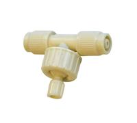 Lot de 2 Connecteurs Brumisation 5x8 mm avec Sortie de Buse - Jardibric - Raccord pour Kit Brumisateur