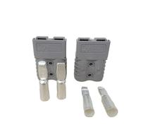 Lot de 2 connecteurs d'alimentation de 120 A pour Anderson SB120 120 A 600 V Gris 6800G1 Rouge 6802G1 Bleu 6801G1 avec contacts #2 33,6 m² (gris 6800G1)