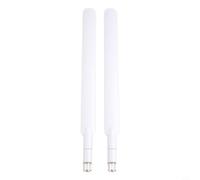 Lot de 2 connecteurs d'antenne externe 4G LTE 5dBi pour Huawei B525 B535 B315 B310 E5186 amplificateur de signal de routeur (blanc)