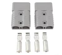 Lot de 2 connecteurs de batterie de style 175 A robustes pour des connexions électriques fiables dans le secteur maritime et automobile (gris)
