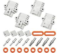 Lot de 2 connecteurs de batterie ignifuges 50 A 600 V pour camions et applications lourdes