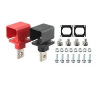 Lot de 2 connecteurs de borne de batterie au lithium en laiton pour stockage d'énergie, résistants à la poussière, haute intensité nominale 300 A/400 A (300 A)