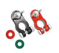 Lot de 2 connecteurs de bornes de batterie de voiture, bornes de câble principal, borne supérieure 12 V/24 V, connexion à vis for voiture et camion(1 Pair-B)