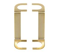 Lot de 2 connecteurs de câblage de haut-parleur, cosses en cuivre, 5,1 x 1,4 x 0,5 cm, bornes de connexion pour boîte de jonction d'orateur, accessoires de tasse de présentation pour système audio