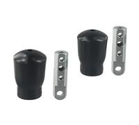 Lot de 2 connecteurs de câble en acier inoxydable et nylon pour équipement de fitness - 5-6 mm de diamètre