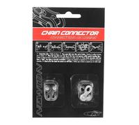 Lot de 2 connecteurs de chaîne (attache rapide) Newton Shimano-Sram 11 v Argenté