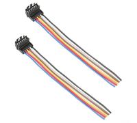 Lot de 2 connecteurs de feux arrière de rechange VWA4341969 compatibles avec Renault pour Clio 2 Van 1998 2006, plastique, numéro de pièce 110231WP2 60320793, 2 pièces