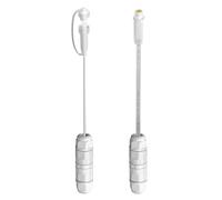 Lot de 2 connecteurs de fils à 3 broches pour lampes d'extérieur permanentes Govee, kit d'épissure étanche IP68 pour lampes Govee H707A/B/C coupables, mâle et femelle