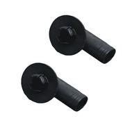 Lot de 2 connecteurs de sortie de vidange pour climatiseur - Raccord coudé - Installation facile - Buse de vidange pour climatiseur, pièces d'appareils ménagers, réparation de climatiseur