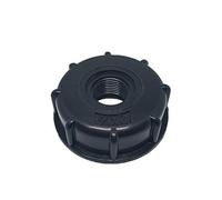 Lot de 2 connecteurs IBC pour réservoir d'eau de 2,5 cm - Filetage épais de 60 mm - pour tonneaux de 1 000 litres, barils IBC, réservoir, etc.