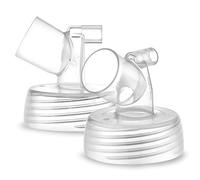 Lot de 2 connecteurs Maymom à col large - Compatible avec Spectra S1/S2 - Convient pour Medela PersonalFit, Pumpin Pal, Lansinoh et Maymom MyFit