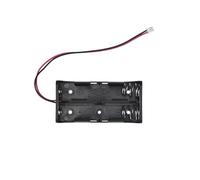 Lot de 2 connecteurs parallèles de support Ba-ttery Premium 18650 - Capacité étendue de 72 mm, boîtier en résine PP UL94-HB, ressorts nickelés et rivets en laiton pour projets de bricolage de 3,7 V