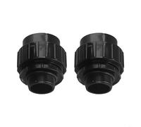 Lot de 2 connecteurs rapides en PVC de 3,8 à 5,1 cm pour pompe de piscine Hayward, joint à douille en ABS avec anneau torique, adaptateur de filetage mâle femelle pour 60 mm