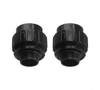 Lot de 2 connecteurs rapides pour pompe de piscine Hayward, joint de raccord coulissant de 60 mm avec joint torique, filetage mâle et femelle, pièce de rechange en PVC ABS pour système de filtre à