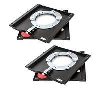 Lot de 2 consoles rotatives pour Fiat Ducato à partir de 2006 côté conducteur et passager X250-X290 Plaque tournante avec socle rotatif, plaque tournante