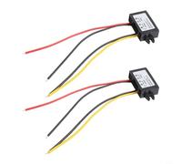 Lot de 2 convertisseurs DCDC au design élégant avec plusieurs caractéristiques de sécurité adaptées à tous les appareils électroniques nécessitant des tensions plus faibles