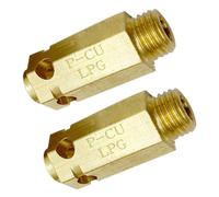 Lot de 2 convertisseurs de buse d'orifice for sécheuse à gaz 383EEL3002D, adaptés aux buses de conversion en laiton