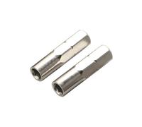 Lot de 2 convertisseurs haute performance de 6,35 mm à 4 mm avec prise en main pour améliorer l'efficacité de l'embout de tournevis