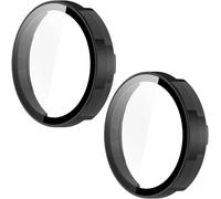 Lot De 2 Coques Bumper En Tpu + Verre Trempé Écran Pour Garmin Lily 2 ¿ Protection Complète, Ultra-Fin Et Antirayures ¿ Noir