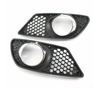 Lot de 2 coques de calandre de phare antibrouillard avant en plastique noir pour Benz W204 C300 2007-2010 Installation facile OEM