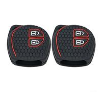 Lot de 2 coques de clé à 2 boutons pour Suzuki Baleno A1K310 A412 Celerio (2014+) Alto AMF310 (2008-2014) et modèles avec dispositif d'immobilisation