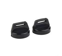 Lot de 2 coques de allumage en silicone avec écrou pour Polaris ATV UTV - Protection anti-poussière - Remplace 5433534 5433733 - Noir