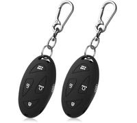 Lot de 2 coques de clé pour Tucson Santa Fe Elantra Kona Sonata IONIQ 2024-2025, compatible avec les télécommandes à 4/5/7 boutons, protection de n silicone pour les navetteurs, les voyageurs et