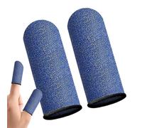 Lot de 2 coques de doigts pour jeux de téléphone portable, en fibre de carbone, respirantes et confortables, pour améliorer la réponse tactile, pour les hommes
