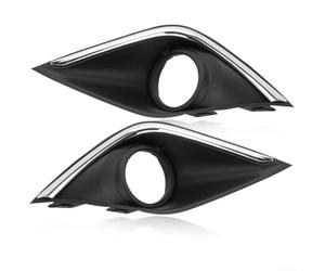 Lot de 2 coques de feux de brouillard pour Outlander 2016-2019, cadres en plastique ABS chromé, paire gauche et droite